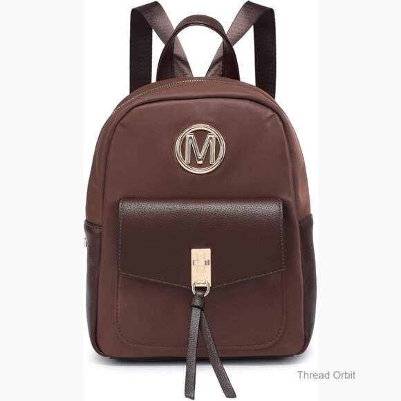 Mini Nylon Backpack Purse, Lightweight Travel Daypack with Tassel main image 6